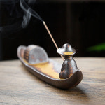 인센스스틱 홀더 향 받침대 선물 소장 문구각인 뱃사공 향꽂이 : 굿라이프3