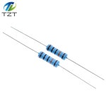 20pcs 2W 금속 저항기 1 1R 1M 2 2R 4 7R 10R 22R 47R 100R 220R 470R 1K 10K 100K 7 10 22 47 100 220 470 1 2k : 은연이로담