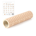 아리프 돌기 마사지 폼롤러 요가 필라테스 61cm, 텐더코랄 : 아리프 스포츠