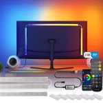 무드등USB PC LED 스트립 조명 24-34인치 컴퓨터 RGBIC 앱 음악 동기화  백라이트 게임방 분위기 장식 : 유스글로벌상점