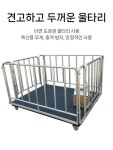 바닥 저울 중량 중량계 대형 측정기 계측기 물류 톤백 0.75x0.75m 3t 강 : 태양1호