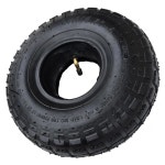 QsEzDo 4 10/3 50-4 타이어 및 내부 튜브 1세트 , 에어 필링, TR87 벤트 밸브 스템, 4PR 및 최대 하중 300파운드 최대 30 PIS , 휠바로우... 