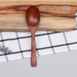 On동네 우드 옻칠 우동스푼 중 주방국자 우동숟가락 부엌국자 : On동네