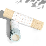 아리프 돌기 마사지 폼롤러 요가 필라테스 33cm, 뉴트럴그레이 : 아리프 스포츠