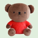 미피 인형 보리스 인형 대형 sitting 동물 큰 캐릭터 봉제 25cm : 윙크상점