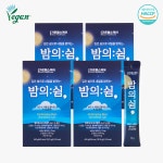 밤의쉼 식물성 멜라토닌 5mg 테아닌 가바 30포, 4개 : 가온 헬스케어