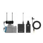 센하이저 EW DPENG SET Y1 EK 수신기 SK 바디팩 송신기 ME2 블랙 700049 양방향 마이크가 장착된 휴대용 UHF 디지털 무선 마이크... 