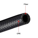 VehiMata SAE J1532 1/2인치 10피트 변속기 오일 쿨러 호스 250PSI 블랙 3/8 5FT : 비욘드컴퍼니