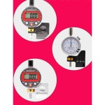 두께측정기 블록 게이지 일체 아날로그 단자 측정 기계 금속 원호기좌 KS11GS : 레드썸머