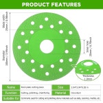절단 디스크, Inch 타일, 얇은 Normal 4 대리석 톱날 앵글 타일 옥용 가장자리 세라믹 그라인더용 유리 트리밍, 다이아몬드 칼날, 1mm : 초이카트