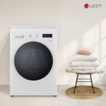 LG 트롬 드럼 세탁기+건조기 원룸 소형 빌트인 건조겸용 일체형 세탁기 9kg : 성원유통