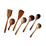 레지 우드 쿠킹 스푼 주걱 베이크웨어 도구 주방 조리기구 7종 세트 : hybobusang07