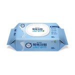 깨끗한나라 메디프렌즈 물티슈 캡형 60매 엠보싱 목욕처럼 상쾌한 빅사이즈 물티슈 : 맨도롱생활건강