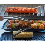 BBQ 버틀러 스테인리스 스틸 핫도그 집게 - 프랭크 플립퍼 긴 조리 그릴 도구 액세서리 쉽게 뒤집을 수 있는 음식 소시지/브랫/케밥/핫도그... 