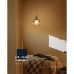 펀콜 빈티지 펜던트 조명 - 녹색 유리가 있는 소형 키친 아일랜드용 기구, H2509-GR Green-Flower : 초이카트