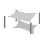 차광막 햇빛가리개 썬쉐이드 농업용 그늘막 방수용 50m 그물망 : 아바니아