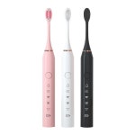 지능형 전동 칫솔 성인용 휴대용 부드러운 강모 음파 충전식 : 에이치앤제이익스프레스210