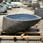 (대형13) 대형 수반 강돌 물확 돌확 정원 돌어항 / 127cm x 79cm x 51cm : 전국 조경 석재