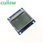 아두이노용 백라이트 디스플레이 블루 PCB 5110 노키아 어댑터 1개 모듈 LCD 84x48 : 몽시스토어