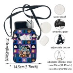 키친 고스트 마더 무비 크로스바디 백 미스터 보빈스키 팬 선물 버튼 키 코스프레 숄더백 잠자리 메치 Cora Cb : 제이딧J