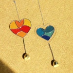 글라스아트 하트 썬캐쳐 도어벨 만들기 DIY 키트 유리공예 미술 수업 방과후 체험 단체 인테리어 소품 모빌 솜씨키트 : 솜씨당