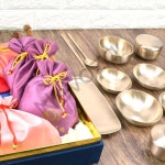 미드나 방짜유기 칠첩반상 고급식기 유기그릇세트 유기접시 : 미드나이트