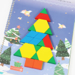 블럭앤가베코딩교습소 | [가베가족] 안녕 패턴블록 112pcs 풀세트(원목케이스포함) KS1443 : 가베가족