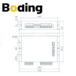 BODING JMC 2상 디지털 스테퍼 드라이버 2DM860H 2.1A-8.4A Nema34 모터 CNC 조각 기계용 24-110VDC 18-80VAC : 우정유통-