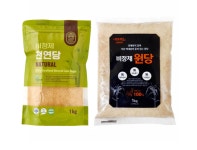 사탕수수100% 비정제원당/천연당 1kg/설탕 과일청 효소 : 미소푸드