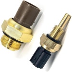 HiSport 엔진 냉각수 온도 센서 37870-PLC-004 및 센서/ 라디에이터 서모 팬 스위치 37760-P00-003 : 딜리고픽스