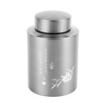 크리 에이 티브 선물 스테인레스 스틸 캔 차 저장 휴대용 방습 커피 컨테이너 봉인 된 상자 : 우진마켓2.9