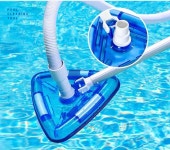 수영장 청소기 바닥 이끼 제거 흡입 헤드 스틱 청소솔 : 섬섬스토어