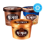 빙그레 투게더 퍼먹는 파인트 아이스크림 바닐라 아몬드 초코 3개 : 쿨아이스크림