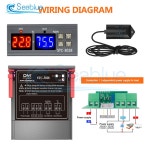 220V 24V 12V STC 습도 습도계 온도 냉장고 AC 온도조절기 SHT2000 3028 컨트롤러 110 가정용 디지털 : 환상플러스