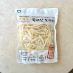 국산 삶은 도라지 400g 국내산 데친 자숙 도라지채 나물 : 하늘상어