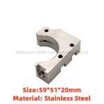 EDM F8911 하부 가이드 블록 59x51x20mm 롤러 A290-8110-X770 Fanuc 시리즈 와이어 컷 기계 예비 : 케어상사투