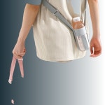 텀블러스트랩 주머니 홀더 보관 편리 휴대용 디자인 리용 중량 사이즈 : 살구네스토어