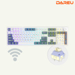 다얼유 EK106PRO 유 무선 기계식 키보드 풀배열 화이트, 저소음 마쉬멜로축 : 다얼유 게이밍샵