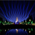 야간 하늘 빔 루프탑 조경 랜드마크  서치라이트 비행 케이스 포함 7kw : 유진종합상사12