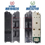 네보사 MR Triton K74T 전면 L200 부품 리프터 윈도우 버튼 드라이버 핀 스위치 자동차 K62T 732119 10 도어 일반 파워 Mitsubishi... 