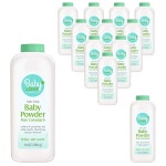 베이비 파우더, 퓨어 콘스타치, 10온스. (12팩) : Elitemode372