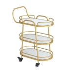 레스토랑 카트 서빙 운반 다이닝 트롤리 호텔 웨건 일반형 식당 3단 1 70x36x80골드설산백목판 : 머시마켓16호점