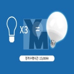 영민컴퍼니 LED 볼구 E26 15W 거실등 가정용전구 긴수명 부엌조명 : 집생활용품추천샵