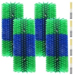 가축 긁기 브러시 염소 소, 양, 말, 돼지용 나사 16개가 달린 풀 마사지 그루밍 도구 1 pack Blue : 모드이프