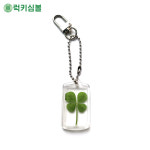 [럭키심볼] 행운의 네잎클로버 생화 아크릴 키링&가방고리 /열쇠고리/열쇠키링/행운선물/네잎클로버키링/가방키링/키홀더/차키링 : 주식회사... 