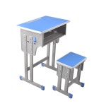 보습학원용 책상 초등학생 기둥 그림 그레이 높이조절 테이블 고등학생 녹색 데스크 더블 학원책상 의자 1 소형 이중 대 블루싱글테이블 걸상... 