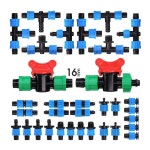 5PCS 5pcs 호스 커플 에미 5pcs 테이프 분배기 농장 드립 동등한 16MM 관개 팔꿈치 온실 급수 정원 D A ADAPTE 커넥터 관수 : 환상플러스