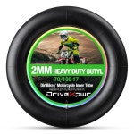 헤비 듀티 2.75/3.00-17 내부 튜브, 두께 2.1mm(70/100-17) 부틸 고무, TR4 밸브 스템, 혼다 CRF125, CRF150 110cc 125cc 140cc... 