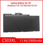 HP 엘리트북 840 850 755 745 G3745 G4 Z북 15u G3 G4 HSTNN-IB6Y HSTNN-DB6U 800513-001 용 CS03XL TA03XL 노트북 배 : 알디컴퍼니17