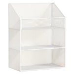 선반 펜트리 과자 철제선반 4단 슈퍼 중량렉 메쉬망 만들기 투명계단 각도 마트 매장선반 : 하선맘